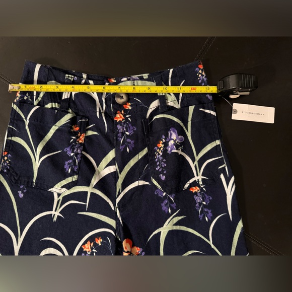 NEW Colette Crop Wide-Leg Linen Pants by Maeve - Picture 8 of 8